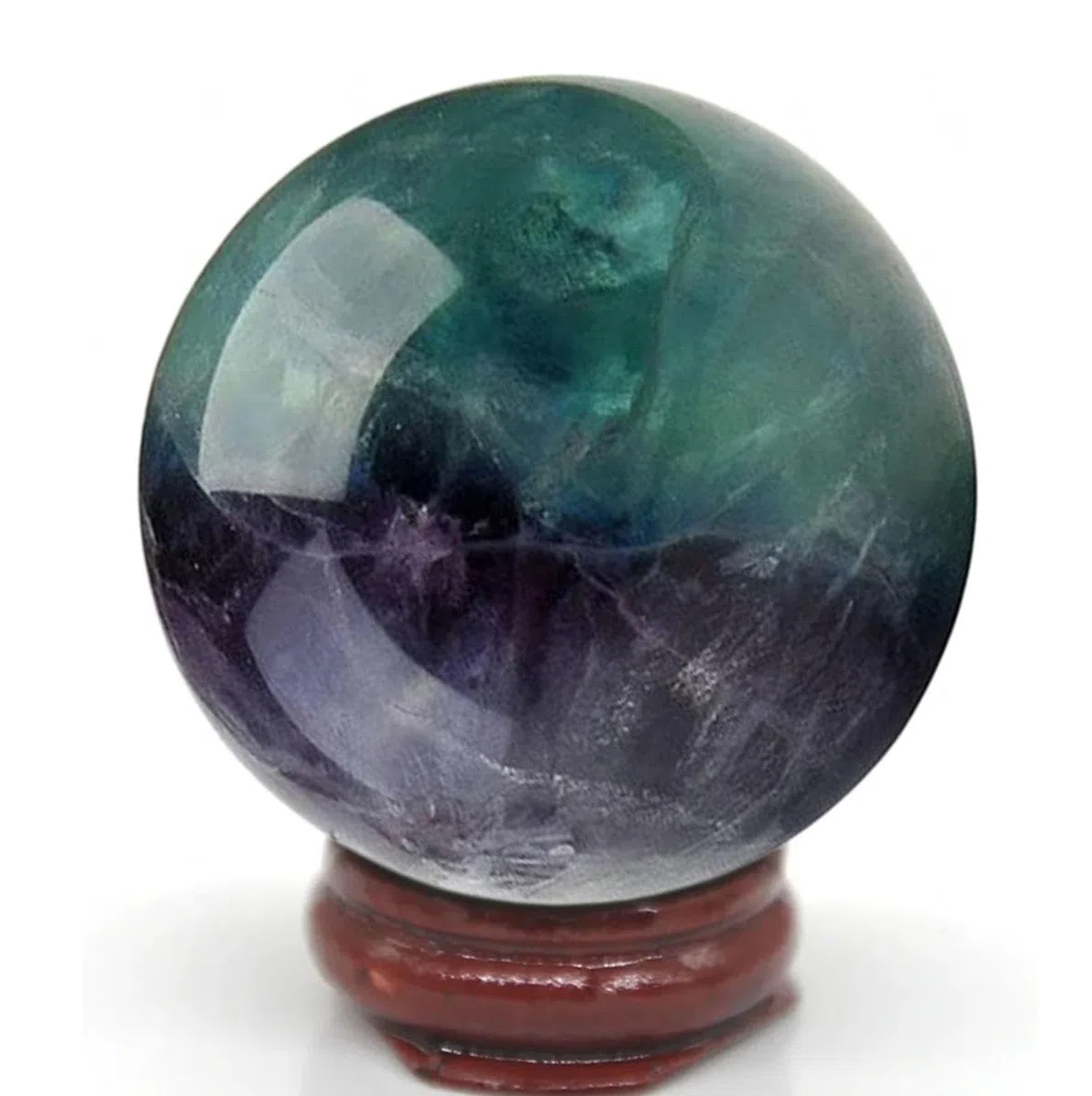 Polierter Stein, Feng Shui, Kristallkugel, Meditationsornament, 65 mm(70mm)